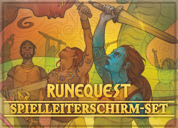RuneQuest - Rollenspiel in Glorantha: Spielleiterschirm-Set