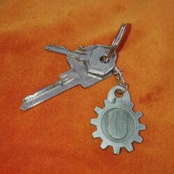 Uhrwerk-Logo Schlüsselanhänger – Bild 3