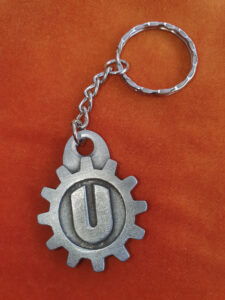 Uhrwerk-Logo Schlüsselanhänger