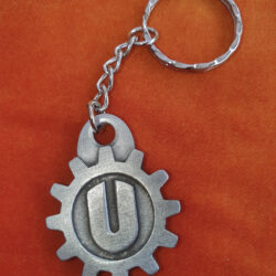 Uhrwerk-Logo Schlüsselanhänger – Bild 1