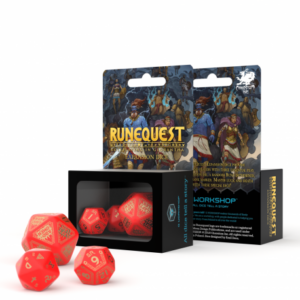 RuneQuest Red & gold Expansion-Würfelset