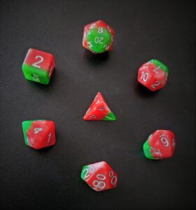 Würfelset Wassermelone