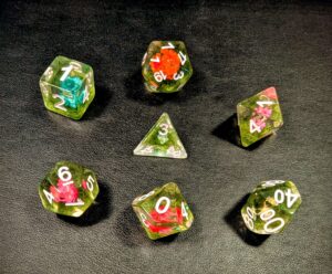 Würfelset Blumenwiese