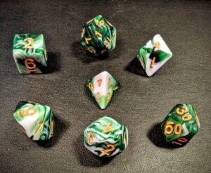 Würfelset Milkshake - Grün