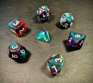 Würfelset Urbaner Regenbogen