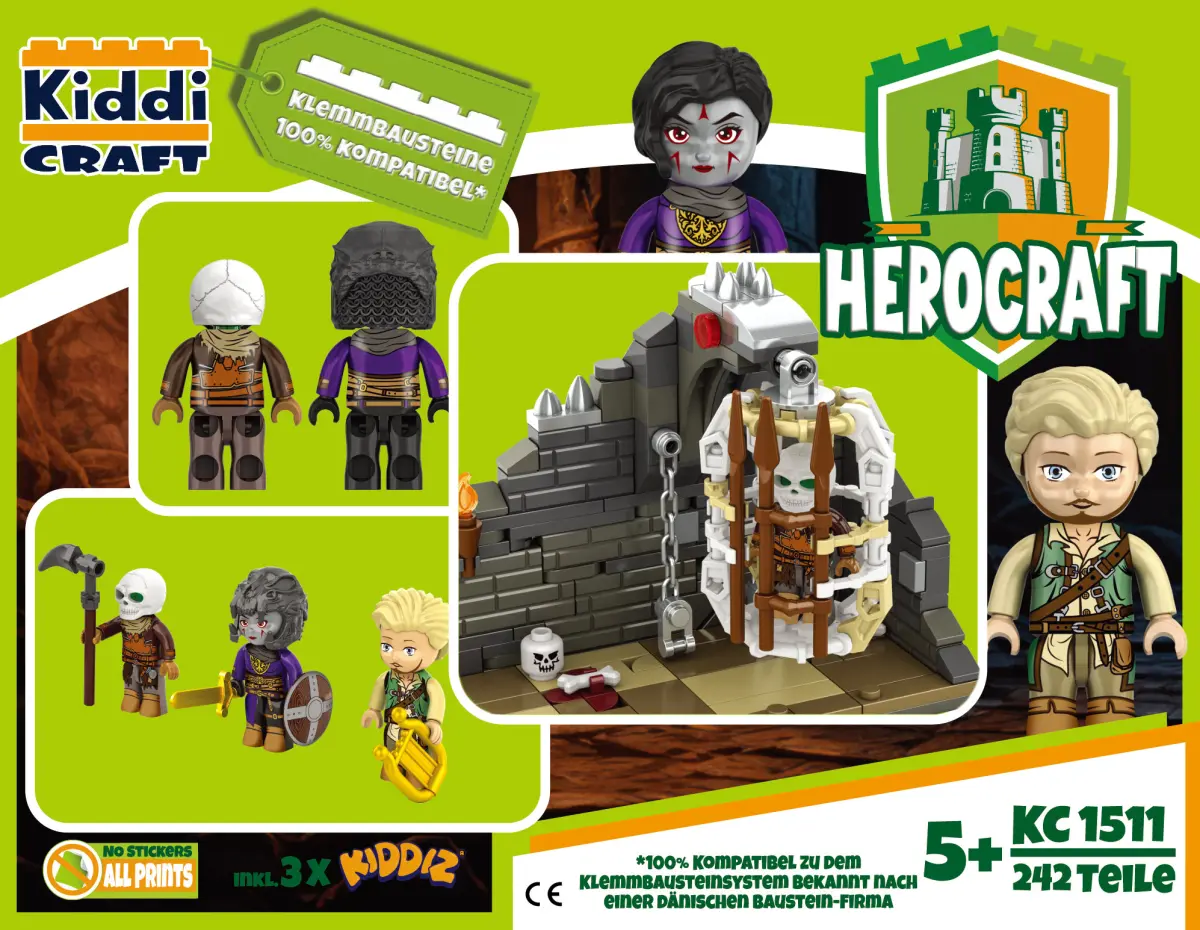 Herocraft - Dungeon Skelett-Käfig - Uhrwerk Verlag Online Shop