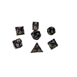 Metall-Würfelset Glimmer Purple – Bild 2