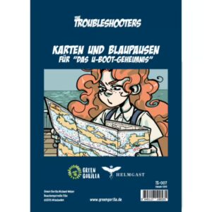 The Troubleshooters – Karten und Blaupausen für „Das U-Boot-Geheimnis“