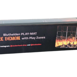 1 Spieler Bluthelden Play Mat "Fire Demon" mit Zonen – Bild 2