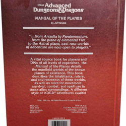 Official Advanced Dungeons & Dragons - Manual of the Planes [Rarität] – Bild 2