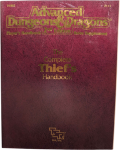 Advanced Dungeons & Dragons 2nd Edition - The Complete Thief's Handbook [Rarität]