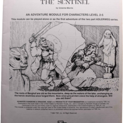 Advanced Dungeons & Dragons - The Sentinel (Adventure) [Rarität] – Bild 3