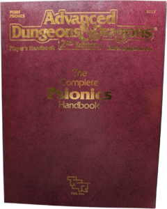 Advanced Dungeons & Dragons 2nd Edition - The Complete Psionics Handbook [Rarität]