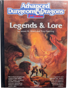 Advanced Dungeons & Dragons - Legends & Lore 2nd Edition [Rarität]