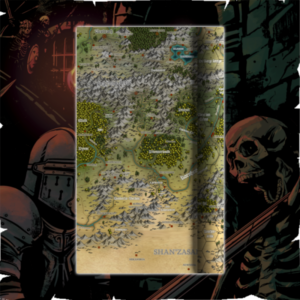 Dungeonslayers Posterkarte: Freie Lande